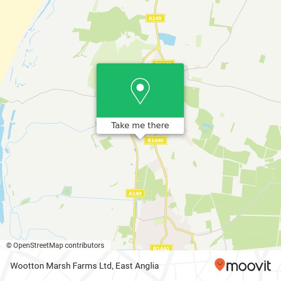 Wootton Marsh Farms Ltd map