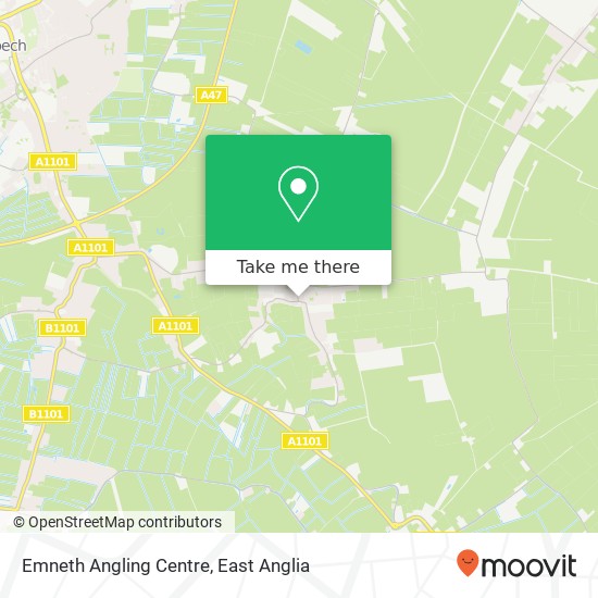 Emneth Angling Centre map