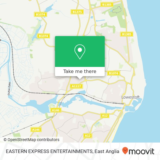 EASTERN EXPRESS ENTERTAINMENTS map