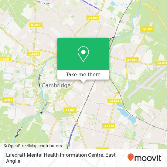 Lifecraft Mental Health Information Centre map