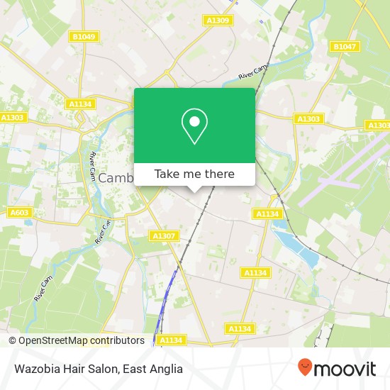 Wazobia Hair Salon map