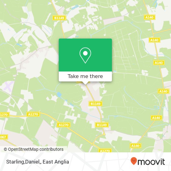 Starling,Daniel, map