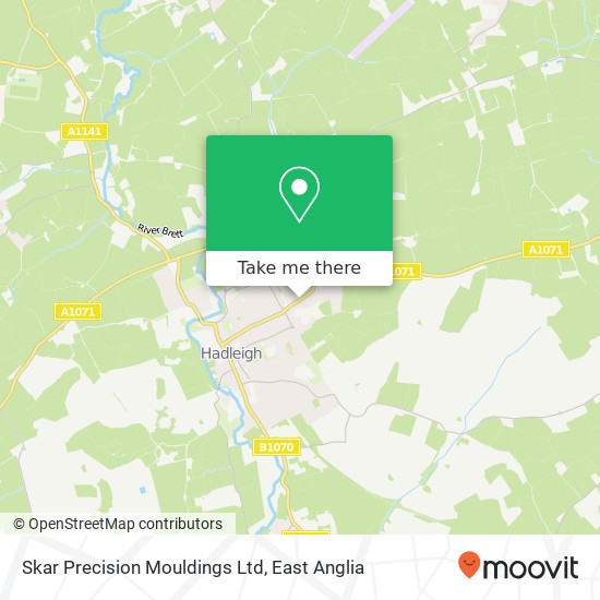 Skar Precision Mouldings Ltd map