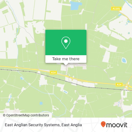 East Anglian Security Systems map