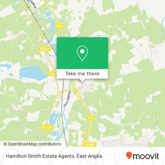 Hamilton Smith Estate Agents map
