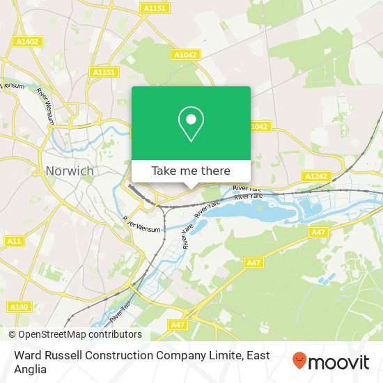 Ward Russell Construction Company Limite map