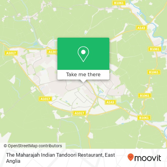 The Maharajah Indian Tandoori Restaurant map