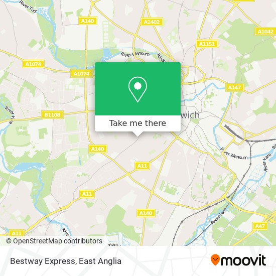 Bestway Express map