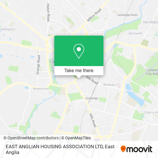 EAST ANGLIAN HOUSING ASSOCIATION LTD map