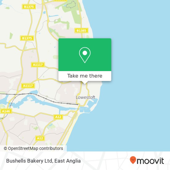 Bushells Bakery Ltd map