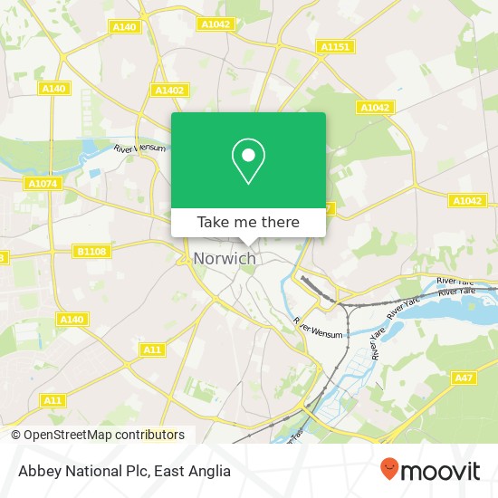 Abbey National Plc map