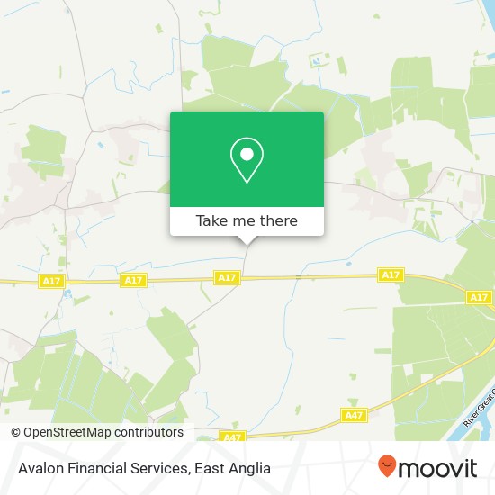 Avalon Financial Services map