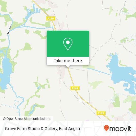 Grove Farm Studio & Gallery map