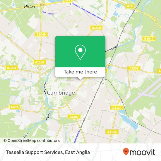 Tessella Support Services map