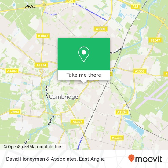 David Honeyman & Associates map