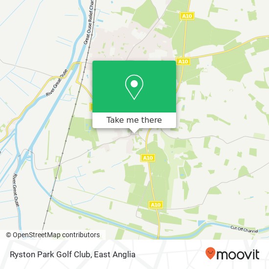 Ryston Park Golf Club map