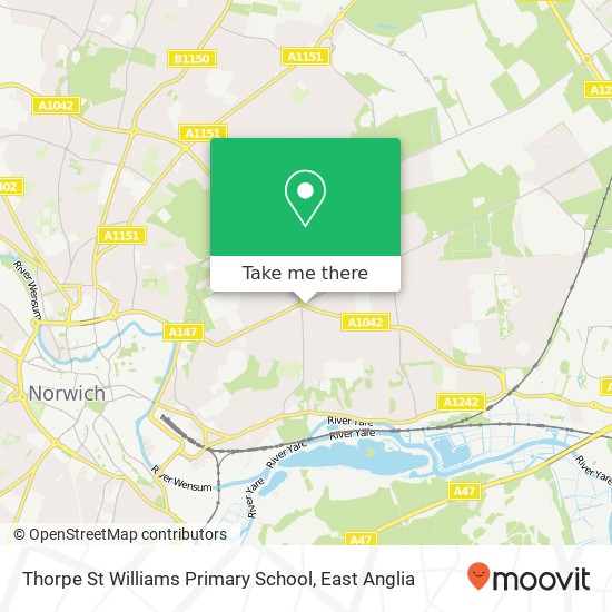 Thorpe St Williams Primary School map
