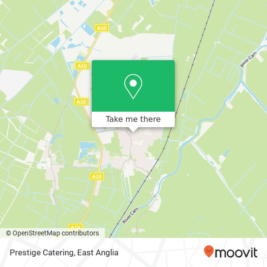 Prestige Catering map