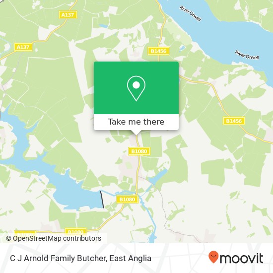 C J Arnold Family Butcher map
