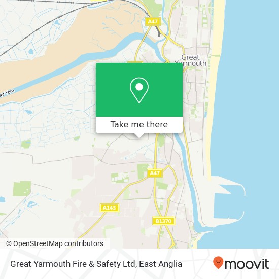 Great Yarmouth Fire & Safety Ltd map
