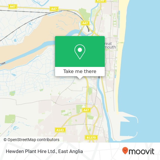 Hewden Plant Hire Ltd. map