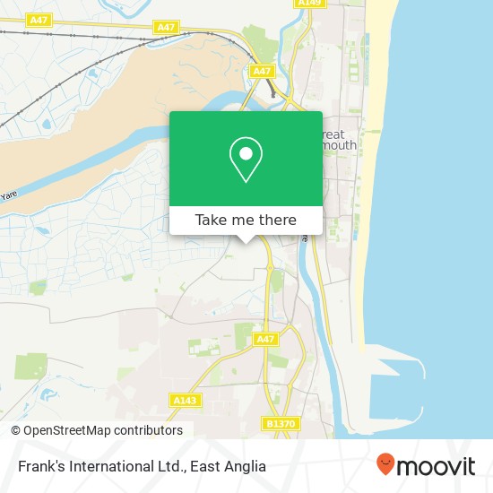 Frank's International Ltd. map