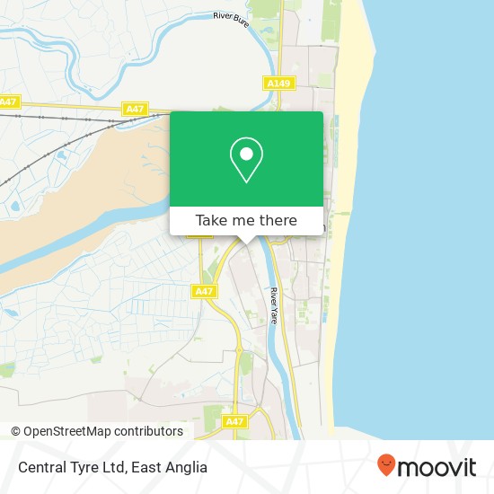 Central Tyre Ltd map