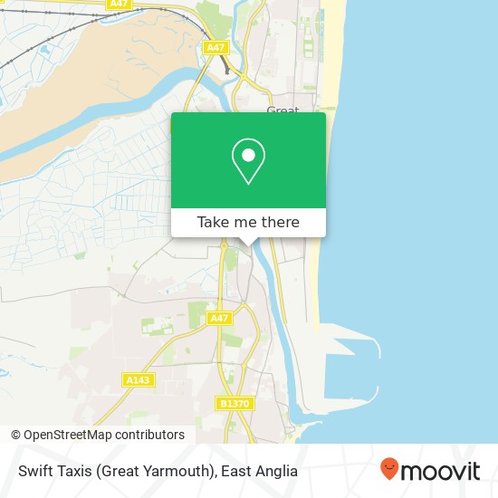 Swift Taxis (Great Yarmouth) map