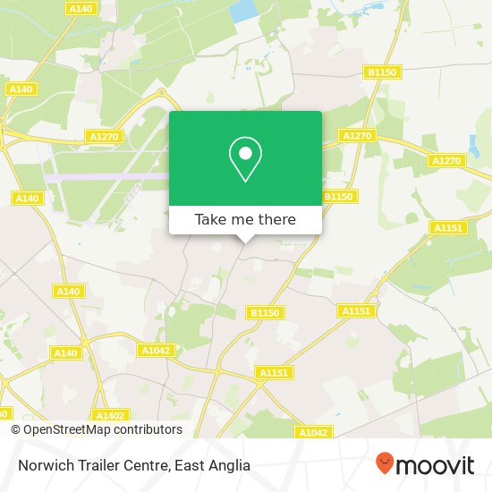 Norwich Trailer Centre map