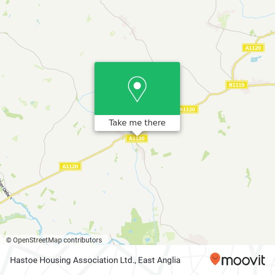 Hastoe Housing Association Ltd. map