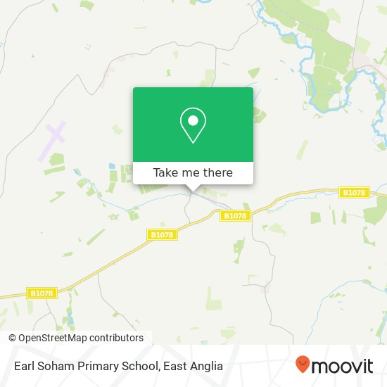 Earl Soham Primary School map