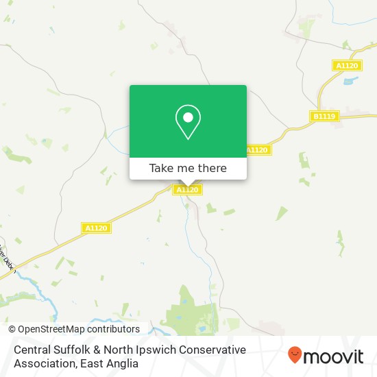 Central Suffolk & North Ipswich Conservative Association map