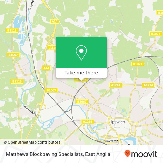 Matthews Blockpaving Specialists map