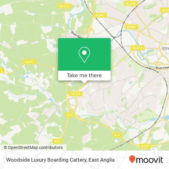 Woodside Luxury Boarding Cattery map