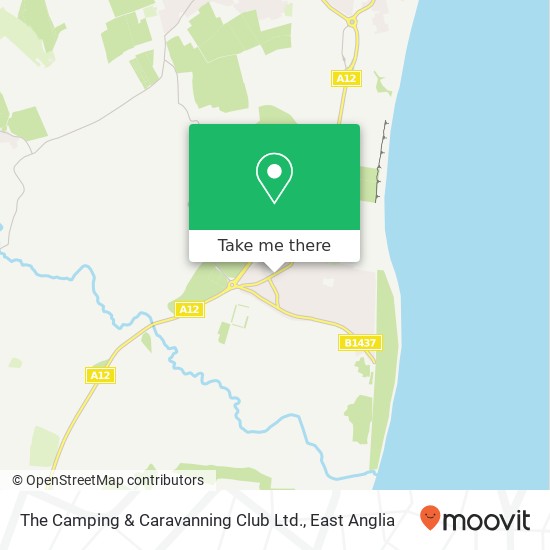 The Camping & Caravanning Club Ltd. map