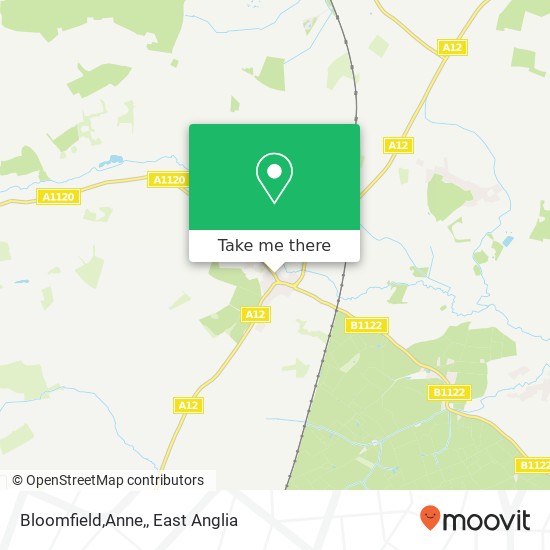 Bloomfield,Anne, map