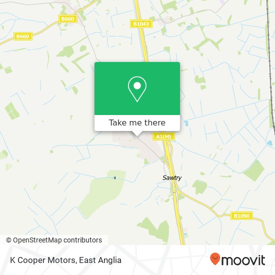 K Cooper Motors map