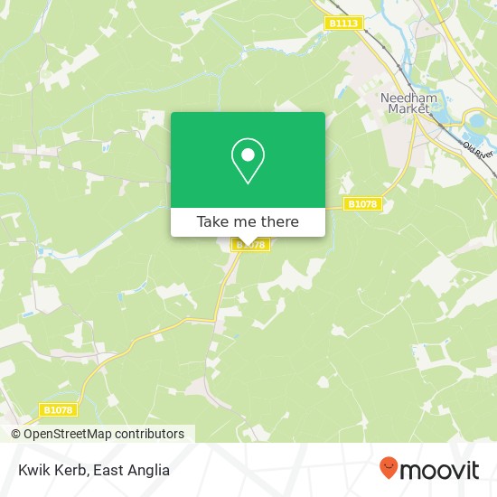 Kwik Kerb map