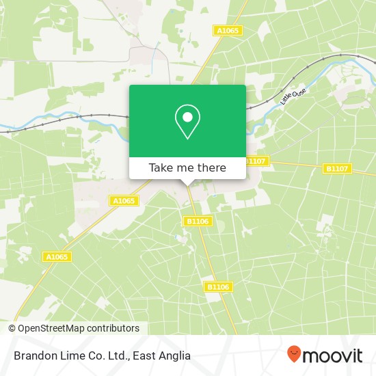 Brandon Lime Co. Ltd. map