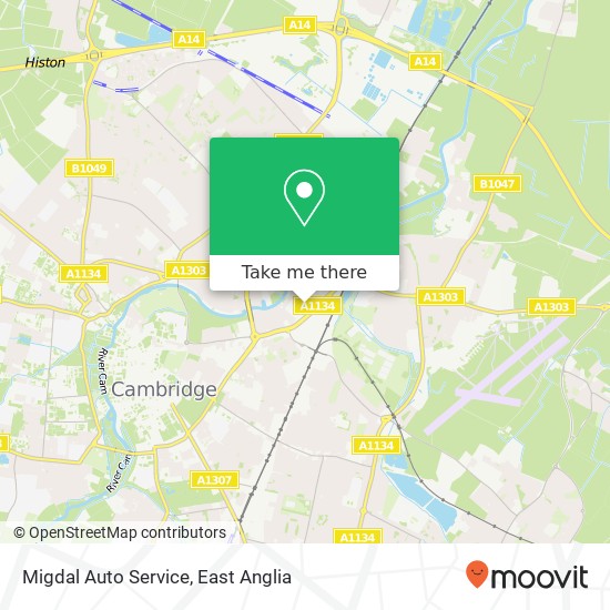 Migdal Auto Service map