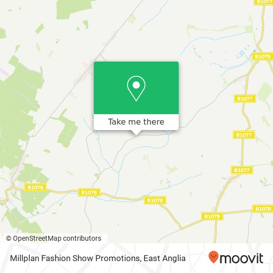 Millplan Fashion Show Promotions map