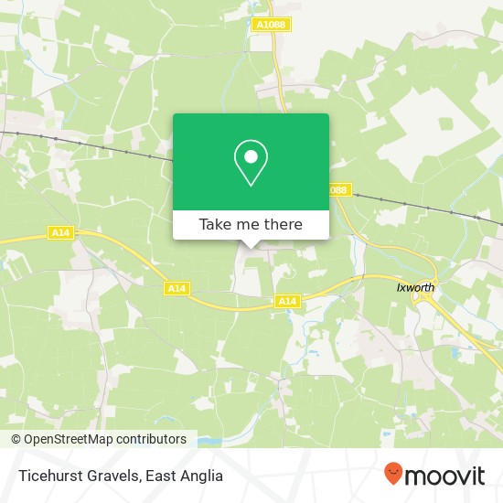 Ticehurst Gravels map