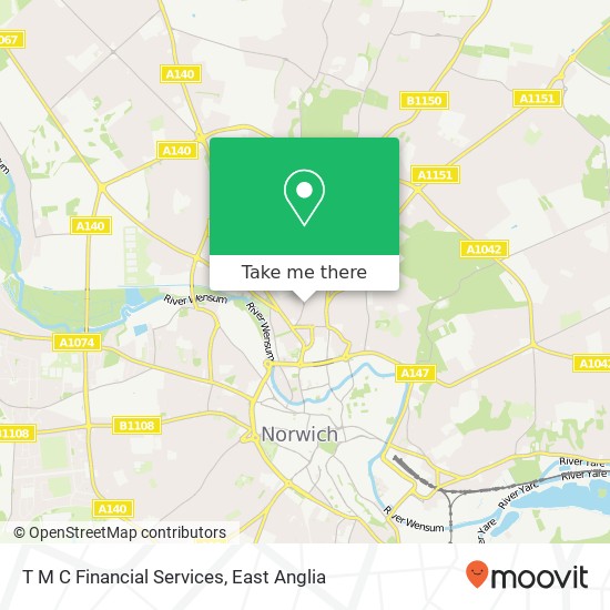 T M C Financial Services map