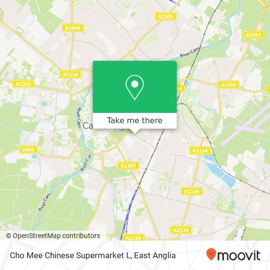 Cho Mee Chinese Supermarket L map