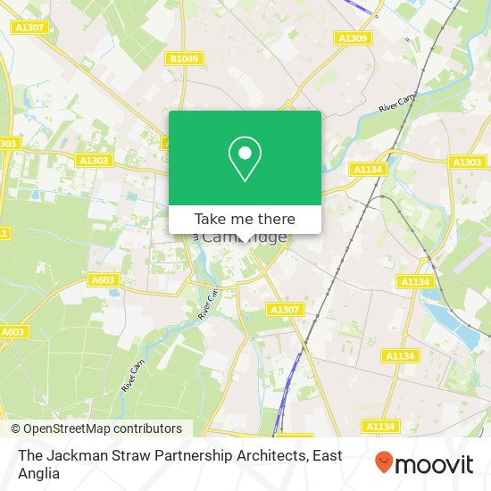 The Jackman Straw Partnership Architects map