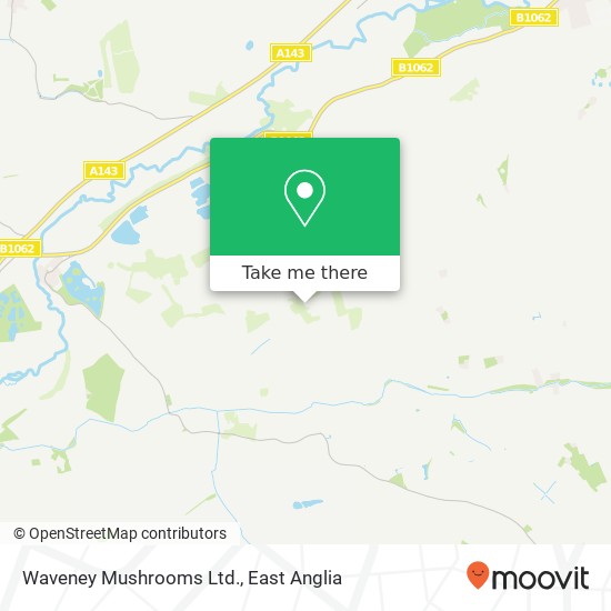 Waveney Mushrooms Ltd. map