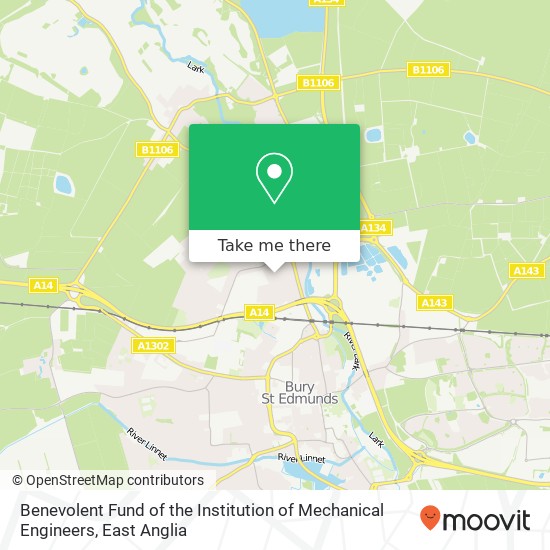 Benevolent Fund of the Institution of Mechanical Engineers map