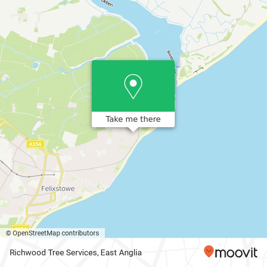 Richwood Tree Services map