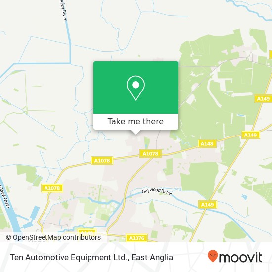 Ten Automotive Equipment Ltd. map