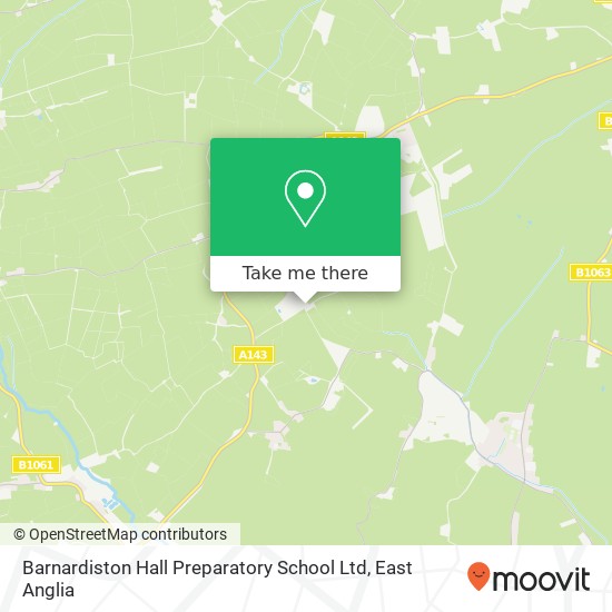 Barnardiston Hall Preparatory School Ltd map